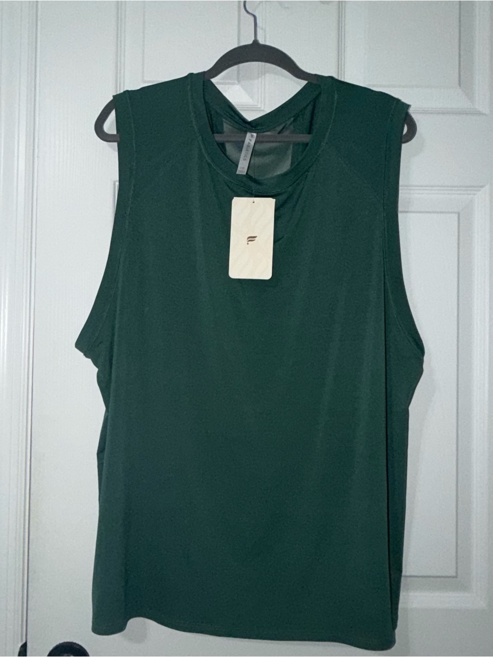 NWT Fabletics Monet V-Back Tie Tank Sycamore Size 1X - Picture 4 of 8